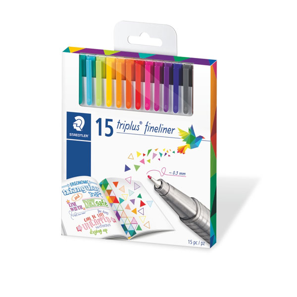 MARCADOR JUEGO PUNTA FINA 30 COLORES TRIPLUS FINELINER STAEDTLER